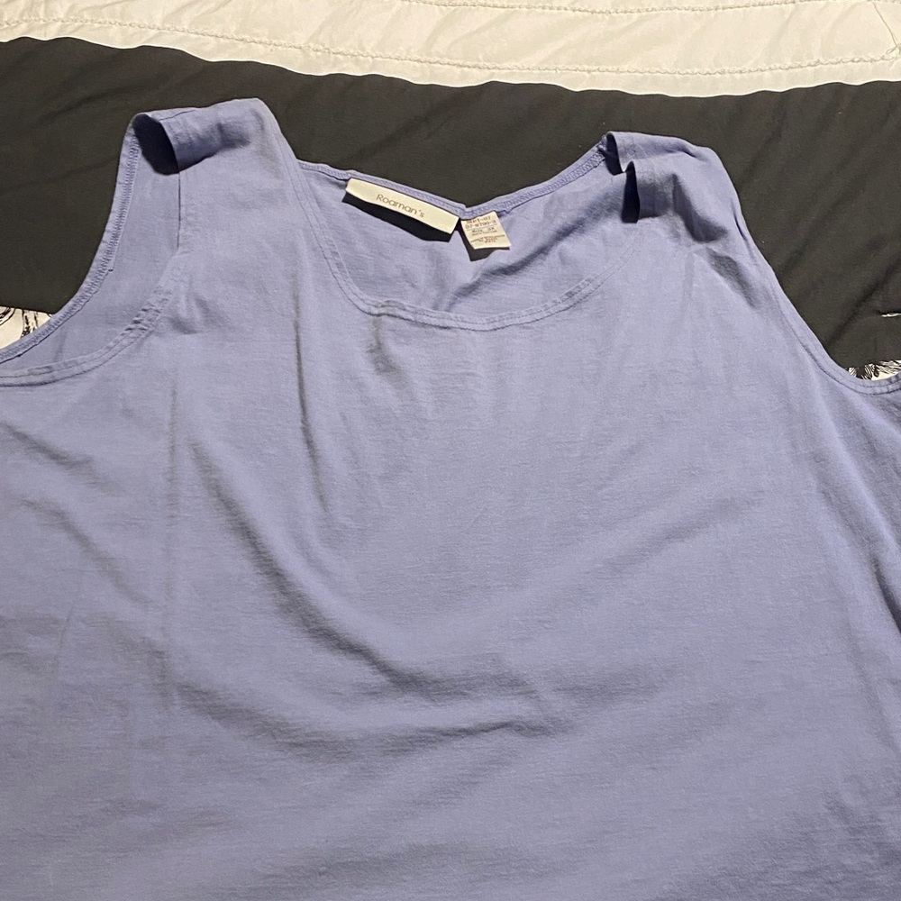 Roaman's Lavender Sleeveless Top